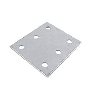 Placa de base metálica compacta diseñada para una instalación sencilla sin comprometer el rendimiento de soporte estructural fuerte - Product Image 4