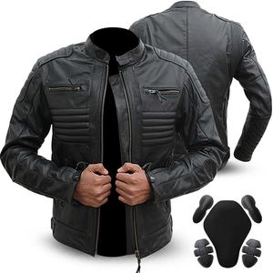 High Quality Men Motorcycle Leather <b>Jacket</b> Racing Jersey Windproof <b>Biker</b> Riding <b>Jacket</b> Motorbike Clothing OEM Custom <b>Plus</b> <b>Size</b> - Product Image 4