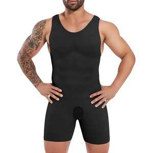Combinaison de compression unisexe, haute élasticité, antibactérienne, respirante, combinaison de sport intégrale, sans couture, séchage rapide, spandex/nylon - Product Image 1