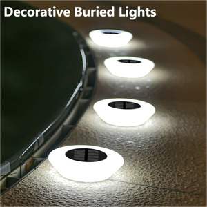 Luces Solares de Jardín con Estaca, 14 LED AA, Ángulo de Haz de 360°, IP65 Impermeables, ABS Blanco/Cálido, Polisilicio, Fácil Instalación - Product Image 6