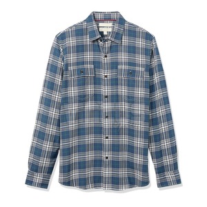 Camisa de Franela de Manga Corta para Hombre, Cuello Redondo, Corte Regular, Estilo Casual, Tejido de Punto, Estampado Digital, 100% Algodón, Transpirable, Azul - Product Image 4