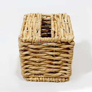Caja de pañuelos ecológica de jacinto de agua y algas marinas Artex Dong Thap, caja multifunción hecha a mano para el hogar y la oficina - Product Image 4