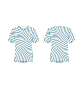 Camiseta de Hombre con Estampado de Puntos Naranjas, Manga Corta, Cuello Redondo, Corte Regular Informal, 100% Poliéster Tejido Transpirable - Product Image 4