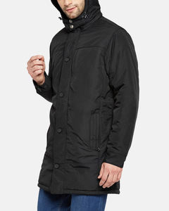 Parkas pour hommes de haute qualité, vêtements d'hiver respirants, parkas longs unisexes pour l'extérieur, manteaux noirs - Product Image 3