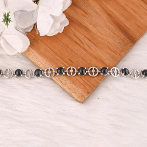 Natural Black Star &CZ <b>Bracelet</b> in 925 Sterling Silver Luxury Handmade Gemstone Jewelry for Women - Product Image 2