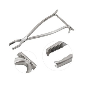 Pinza para huesos Lane de acero inoxidable, instrumento quirúrgico ortopédico para sujeción de huesos, fabricada por Hosanna Surgical. - Product Image 3
