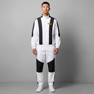 Custom Pullover Tracksuits Latest Fashion Design Winter Jogging Pullover <b>Track</b> <b>Suit</b> 2 Piece Set with Printed Technics - Product Image 1