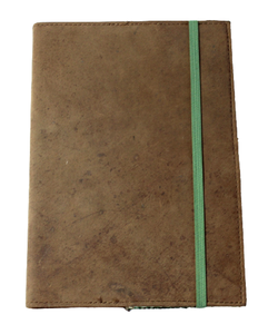 Fournitures de bureau : Journal en toile avec intérieur imprimé en couleur, rechargeable, en papier naturel brun fabriqué en usine, ligné et imprimé. - Product Image 1