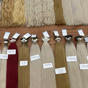 Extensions de cheveux humains vietnamiens bruts à pointe en I en kératine, double épaisseur, cuticules alignées, vente en gros - Product Image 5