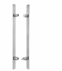 Stainless Steel <b>Handle</b> H Tube Back to Back Glass <b>Door</b> <b>Pull</b> <b>Door</b> <b>Handle</b> - Product Image 1