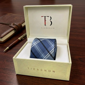 เนคไทเบนอนเนคไทลายแจ็คการ์ดสีฟ้าอ่อน |   เนคไทโพลีเอสเตอร์สำหรับธุรกิจแบบเป็นทางการ |   เครื่องประดับสำหรับผู้ชายสำหรับงานแต่งงานที่สำนักงานที่ดูสง่างาม - Product Image 3