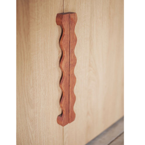 Wooden Modern Furniture Handles for Kitchen Cabinets Dresser Drawers & <b>Wardrobe</b>-Multi-Functional Long Pull Easy Installation - Product Image 3