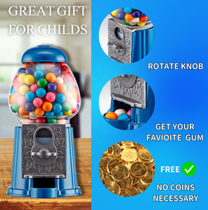 Distributeur de bonbons à monnaie Kwang Hsieh 9 pouces bleu classique pour enfants - Product Image 3