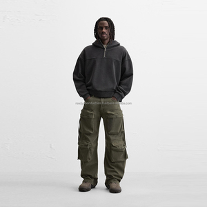 Vente en gros Pulls à capuche Sweats à capuche personnalisés Logo personnalisé Poids lourd Sweats à capuche pour hommes vierges - Product Image 6