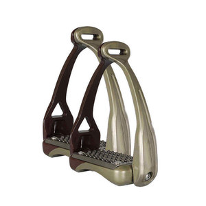 Estribos de Equitación de Acero Inoxidable de Primera Calidad con Forma Ergonómica para un Mejor Equilibrio y Control - Product Image 5