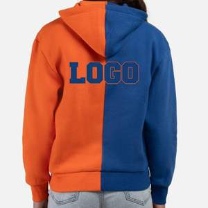 Sweat à capuche personnalisé pour homme avec logo sérigraphié sur le devant, 100 % coton molletonné, idéal pour l'hiver, style universitaire grec - Product Image 3