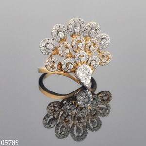 แหวนหมั้นเพชรเม็ดเดี่ยว D'VINS JEWELS LR01 สวยงาม ได้รับการรับรองจาก IGI เพชร VVS ที่เพาะเลี้ยงในห้องปฏิบัติการ ชุบทองคำขาว 14K สำหรับงานแต่งงาน - Product Image 2