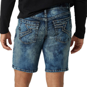 Shorts de mezclilla personalizados al por mayor con MOQ bajo para hombre, shorts de mezclilla para hombre con logotipo personalizado y diseño de última moda - Product Image 3