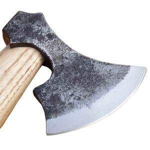 Hacha Tomahawk Artesanal de Acero Industrial con Alto Contenido de Carbono, Mango de Madera de Palisandro, Funda de Cuero, 1.5 kg, Multiusos, para Camping y Actividades al Aire Libre - Product Image 3