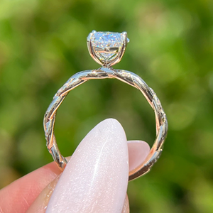 Anillo de Compromiso Unisex con Diamante de Corte Brillante, Engaste de Garras, 2 Quilates, Cultivado en Laboratorio, Lujo, Certificado IGI, Boda, 14k, Eternidad, Vermeil - Product Image 3