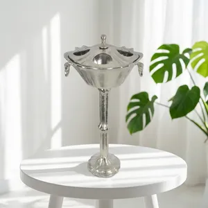Luxury Handmade Contemporary Aluminum Wine & for Ice Bucket with <b>Stand</b> for Hotels Bars & Home Parties - Product Image 2