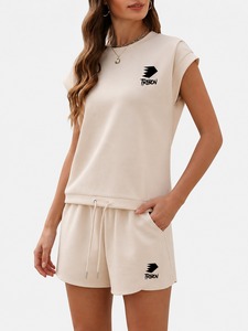 Conjunto de Verano Cómodo para Mujer Hecho de Tela Suave y Transpirable, Perfecto para Uso Diario Informal, Viajes, Vacaciones y Actividades al Aire Libre - Product Image 6