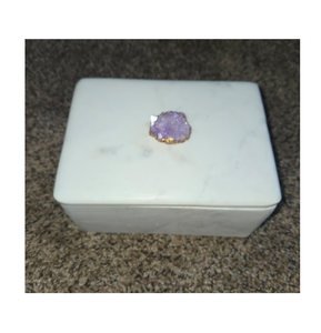 Caja de Piedra y Mármol Artesanal, Perfecta para Decoración del Hogar y Regalos, Caja para Empacar Joyas, Artesanía Moderna - Product Image 3