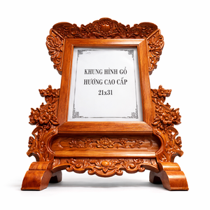 กรอบรูปไม้ลายดอกพลัม - Product Image 5