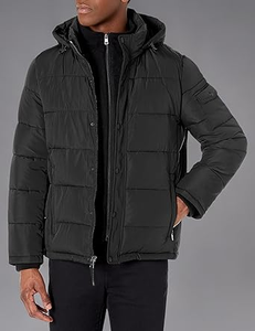 Manteau d'hiver pour homme, chaud, épais, à capuche, coupe-vent, de haute qualité, en duvet, veste matelassée - Product Image 1