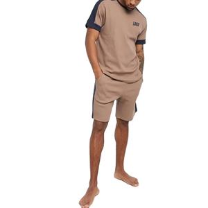 Derniers survêtements d'été unis pour hommes T-shirt coupe régulière et ensemble short et t-shirt à manches courtes Vente en ligne Grande taille - Product Image 1