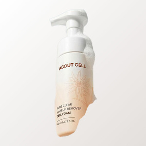 Productos para el cuidado facial AboutCell Korean K-Beauty Pure Clear Makeup Remover Cell Foam 140ml Hecho en Corea - Product Image 2