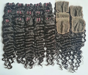 Extensiones de Cabello Humano Virgen, Rizado Birmano, Ondulado Profundo, Listo para Trenzar - Product Image 2