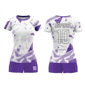 ชุดยูนิฟอร์มวอลเลย์บอลพร้อมโลโก้สั่งทำพิเศษ เสื้อเจอร์ซีย์แบบซับลิเมชั่น ผ้าโพลีเอสเตอร์ 100% แขนครึ่งตัว ชุดกีฬาสำหรับทุกเพศ  ชุดออกกำลังกายเพื่อประสิทธิภาพสูง - Product Image 1