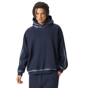 Sudadera con Capucha de Algodón Grueso de Lujo, 100% Algodón, con Logotipo Personalizado, Cálida, para Hombre - Product Image 1