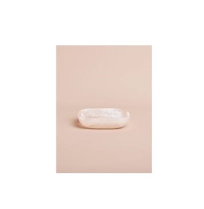 Luxury <b>Clear</b> <b>Resin</b> Soap Dish with Gold Leaf Design Wall-Mounted Eco-Friendly Modern Durable for Bathroom Use - Product Image 3