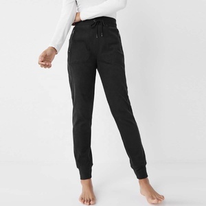 PIHA SPORTS 2026 New Arrivals Custom Design Fashion Solid Fleece Cargo Pants Women Mid Waist Drawstring Full Length Regular Fit - Product Image 4