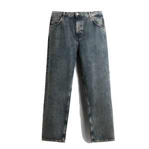 2025 Wholesale Rate Wide Leg Casual Denim <b>Jeans</b> Pants for <b>Men</b> / Best Price Stylish Faded Washed Street Wear <b>Jeans</b> Pants for <b>Mens</b> - Product Image 2