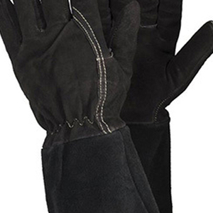 Flexibility Long Sleeve Leather Heat Laser Safety Welding <b>Gloves</b> Work <b>Gloves</b> Cold Weather for sale - Product Image 2
