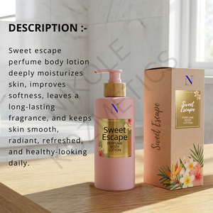 Loción Corporal Perfumada Sweet Escape con Fragancia Duradera, Loción Hidratante Profunda y Nutritiva para una Piel Suave - Product Image 5