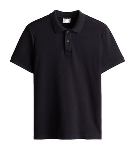 ODM และ OEM เสื้อยืดกอล์ฟคอลเลกชับแขนครึ่งสำหรับผู้ชายผ้าคอตตอนระบายอากาศได้ดีมีแบรนด์ตามสั่ง100% - Product Image 1