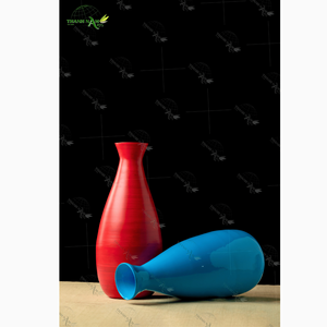 Florero de bambú de diseño minimalista de artesanía tradicional para uso decorativo - Product Image 5