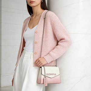 Custom 2026 New Style Leather Women's Shoulder Bag With Chain Opening Strap Waterproof Anti-Theft handbags for women luxury - Product Image 2