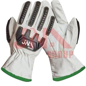 TPR Mechanic Ansi A3 Cut Resistant Impact Reducing Work Gloves for Men <b>Security</b> & Protection Product - Product Image 3