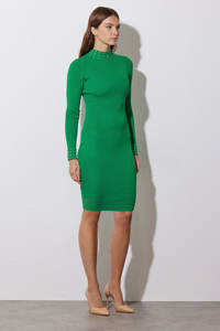 Vestido Ajustado de Punto Personalizado Profesional, Vestido de Suéter de Manga Larga, Marca Privada - Product Image 5