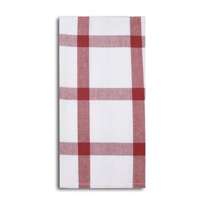 Paños de cocina blancos y rojos con diseño a cuadros teñidos con hilo, paño de cocina de algodón al precio más bajo - Product Image 2