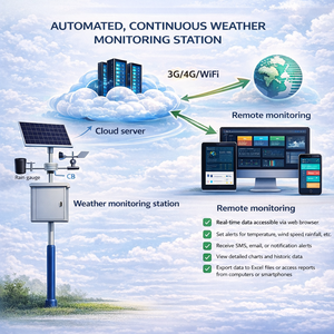 Station de surveillance météo automatisée et continue Plateforme professionnelle de surveillance et d'alerte météo |   OEM disponible - Product Image 1