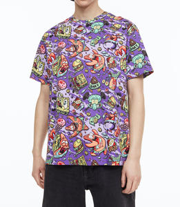 เสื้อยืดดีไซน์ซับลิเมชั่นทั้งตัว แบบใหม่ OEM คุณภาพสูง หรูหรา สำหรับผู้ชาย เสื้อยืดสั่งทำ เสื้อผ้าผู้ชาย เสื้อยืดชาย - Product Image 1