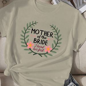 <b>MOTHER</b> of the BRIDE women's comfit t-shirt - Product Image 3