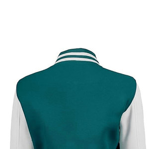 Veste de baseball brodée personnalisée pour femmes avec des patchs, manches longues, tricotée, pour l'extérieur, pour adultes - Product Image 5