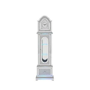 Noralie orologio a specchio e finti diamanti a LED presenta eleganti mobili da soggiorno - Product Image 3